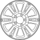 Toyota 42611-0C271 Wheel, Alloy