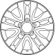 Toyota 42611-0C261 Wheel, Alloy, Black
