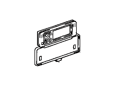 Toyota 81350-AC060-A0 Visor Mirror