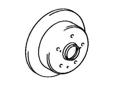 1999 Toyota Avalon Brake Disc - 42431-07040