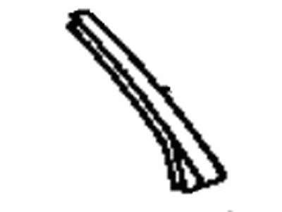 Toyota 75077-07010 Window Molding, Outside Lower Passenger Side
