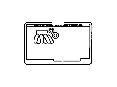 Toyota 17792-20010 Vacuum Diagram