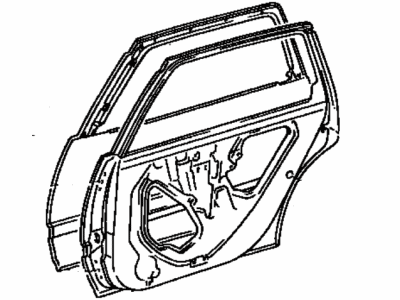 Toyota 67004-07010 Door Shell