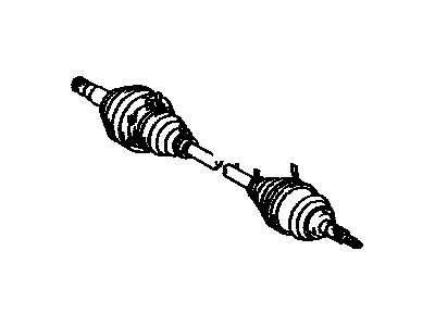 Toyota 43420-06080 Shaft Assy,  Front Drive,  LH