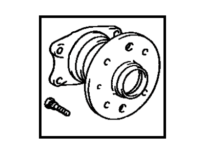 Toyota 42410-06020 Hub & Bearing Assy,  Rear Axle,  RH
