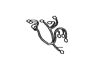 Toyota 82152-07061 Wire,  Front Door,  LH
