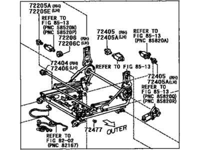 Toyota 72020-07021 Adjuster