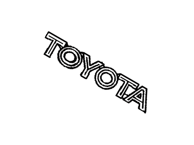 Toyota 75447-AC010 Nameplate