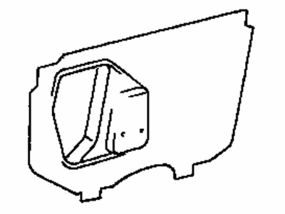 Toyota 67802-AC010 Cover Sub-Assy,  Front Door Hole,  NO.1 LH