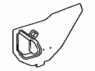 Toyota 67805-AC010 Cover, Rear Door Service Hole, Passenger Side