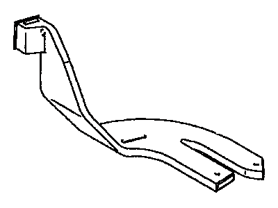 Toyota 87212-06010 Duct,  Air,  Rear NO.1