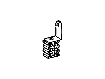 Toyota 47371-33110 Clamp,  Brake Tube,  NO.2