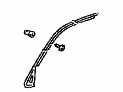 Toyota 75072-07011 Window Molding