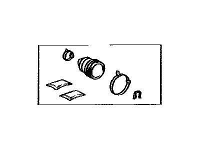 Toyota 04438-06090 Boot Kit,  Front Drive Shaft Inboard Joint,  RH