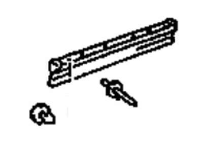 Toyota 75745-A9010 Lower Molding, Passenger Side
