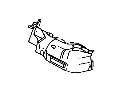 Toyota 64722-AC030-C0 Trunk Side Trim