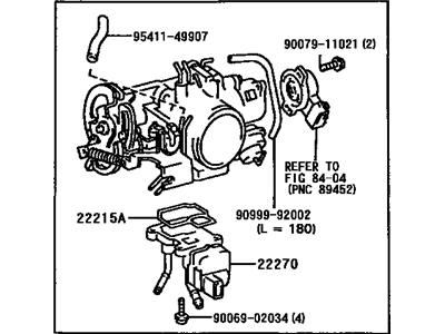 Toyota Avalon Throttle Body - 22210-0A021