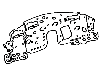 Toyota 83861-04620 Plate,  Meter Circuit