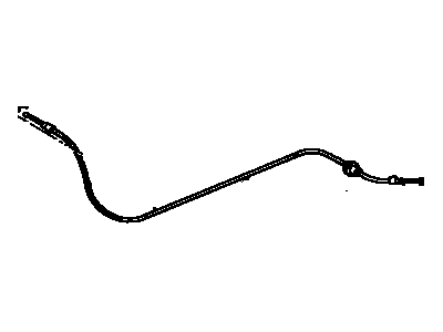 Toyota 53630-17040 Release Cable
