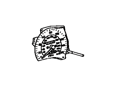 Toyota 83110-17160 Speedometer Head