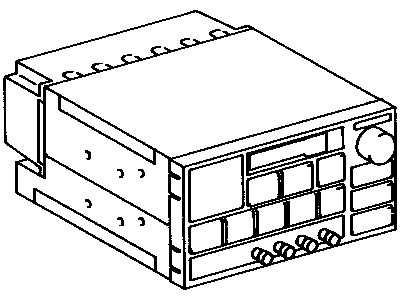 Toyota 86120-17300 Radio