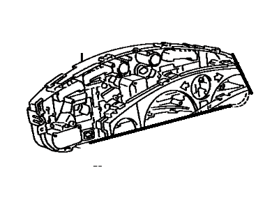 Toyota 83132-17290 Case,  Combination Meter