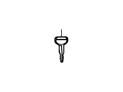 Toyota 90999-00163 Key,  Blank