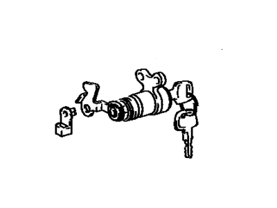 Toyota MR2 Door Lock Cylinder - 69051-17091
