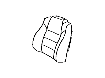 Toyota 71073-17281-A0 Cover,  Front Seat Back,  RH(For Separate Type)