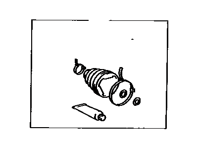Toyota 04438-20060 Boot Kit, Front Drive Shaft Inboard Joint, Passenger Side