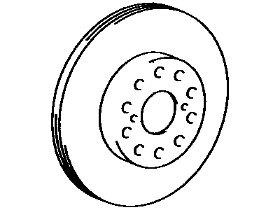 Toyota MR2 Brake Disc - 42431-17060