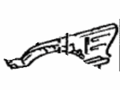 Toyota 53707-17020 Apron Assembly Gusset