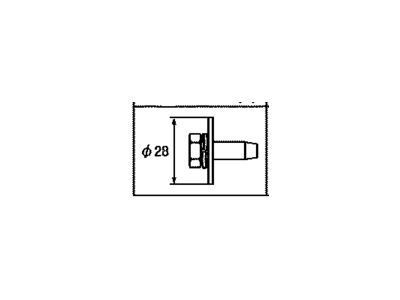 Toyota 90119-06718 Bolt, With Washer