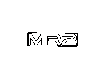 Toyota MR2 Emblem - 75471-17070