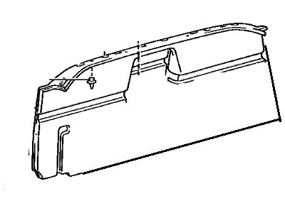 Toyota 64270-17170-22 Partition Panel