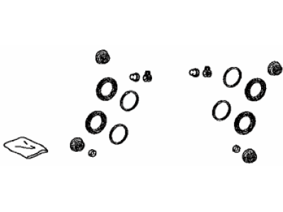 Toyota 04478-48210 Cylinder Kit,  Disc Brake,  Front