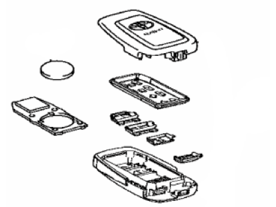 Toyota Car Key - 8990H-0R200