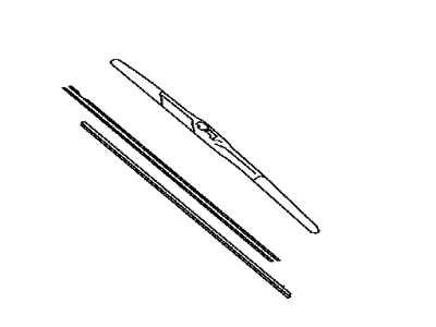 Toyota 85222-0D180 Blade,  Front Wiper