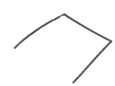 Toyota 75531-12690 Moulding,  Windshield,  Outside