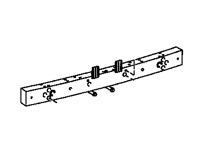 Toyota 52023-17081 Reinforcement Sub-Assy,  Rear Bumper