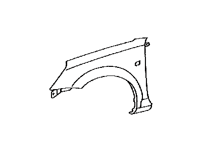 Toyota 53812-17110 Fender Sub-Assy,  Front LH