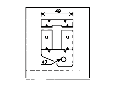 Toyota 82715-47190 Bracket, Wiring Harn