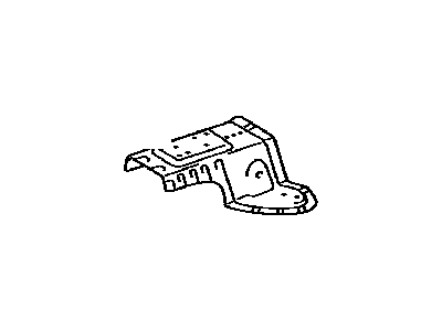 58107-17010 Toyota Reinforcement, Parking Brake Base Illustration 1 of 1