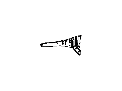Toyota 53708-17030 Gusset, Front Fender Apron, Lower Driver Side
