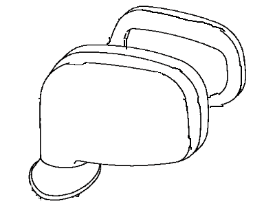 Toyota 87910-17330-J1 Mirror Assy,  Outer Rear View,  RH