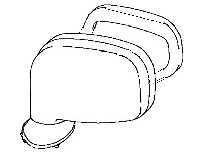 Toyota 87940-17340-J1 Mirror Assy,  Outer Rear View,  LH