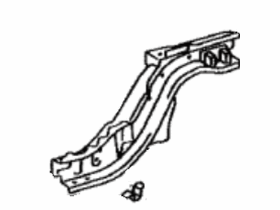 Toyota 57602-17100 Member Sub-Assy,  Rear Floor Side,  LH