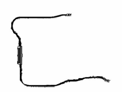 Toyota 72695-08120 Cable,  Rear NO.1 Seat Lock Control,  LH(For Reclining)