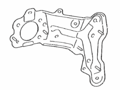 Toyota 55172-08020 Base, Brake Pedal Support