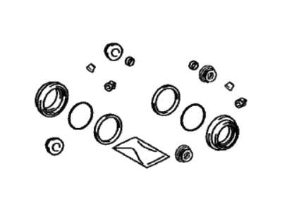 Toyota 04479-02520 Cylinder Kit,  Disc Brake,  Rear